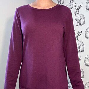 Yogalicious High Side Slit Hi-Lo Hem Top SzM